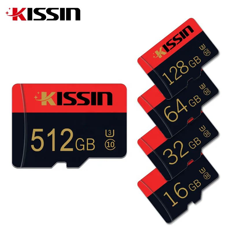 KISSIN Factory Direct Customized LOGOHigh Speed Mobile Phone TF Card 8GB16GB 32GB 64GB 128GB 256GB 512GB SD Card Memory
