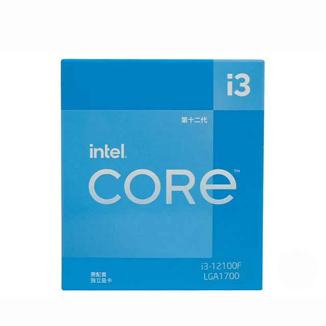 (Intel) процессор процессора 12-го поколения Core i3 12100F в коробке, подходит для материнской платы B660M DDR4