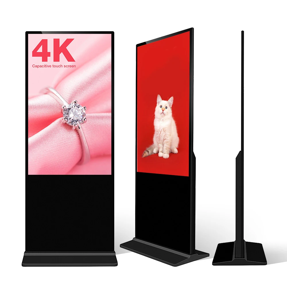 43 inch smart touch screen kiosk camera digital signage and displays