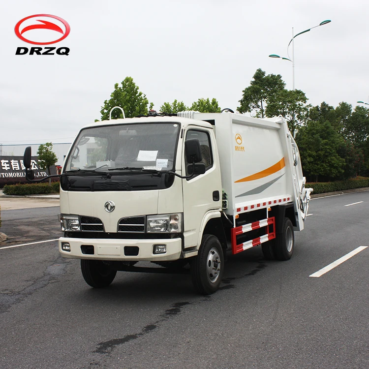
5 CBM capacity compressor garbage truck 