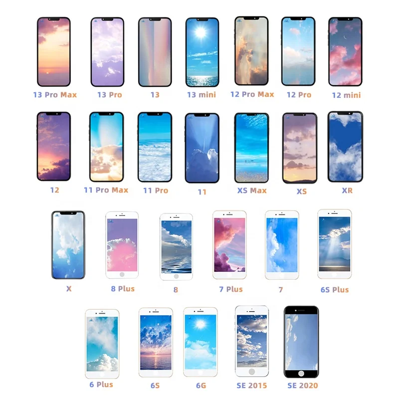 Truemax Замена скидка купить оснастки экран для планшетов, устройств iPhone 5 5S 6 7 8 плюс размер 11 X Xr Xs Max 12 Pro 13 14 ЖК-дисплей с сенсорным экраном
