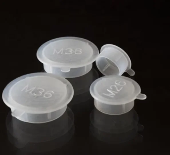 China Plastic thread protector cap without thread IFTP-02 Internal female thread protector for Fitting for valve bodies in white