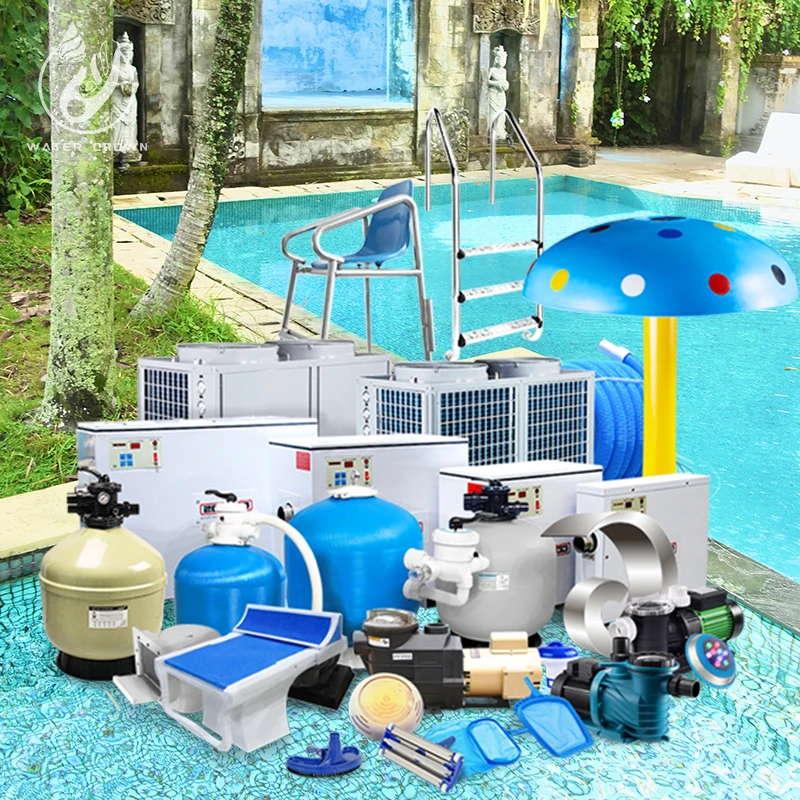 Manufacturers selling swimming pool accessories can provide a complete set of swimming pool equipment