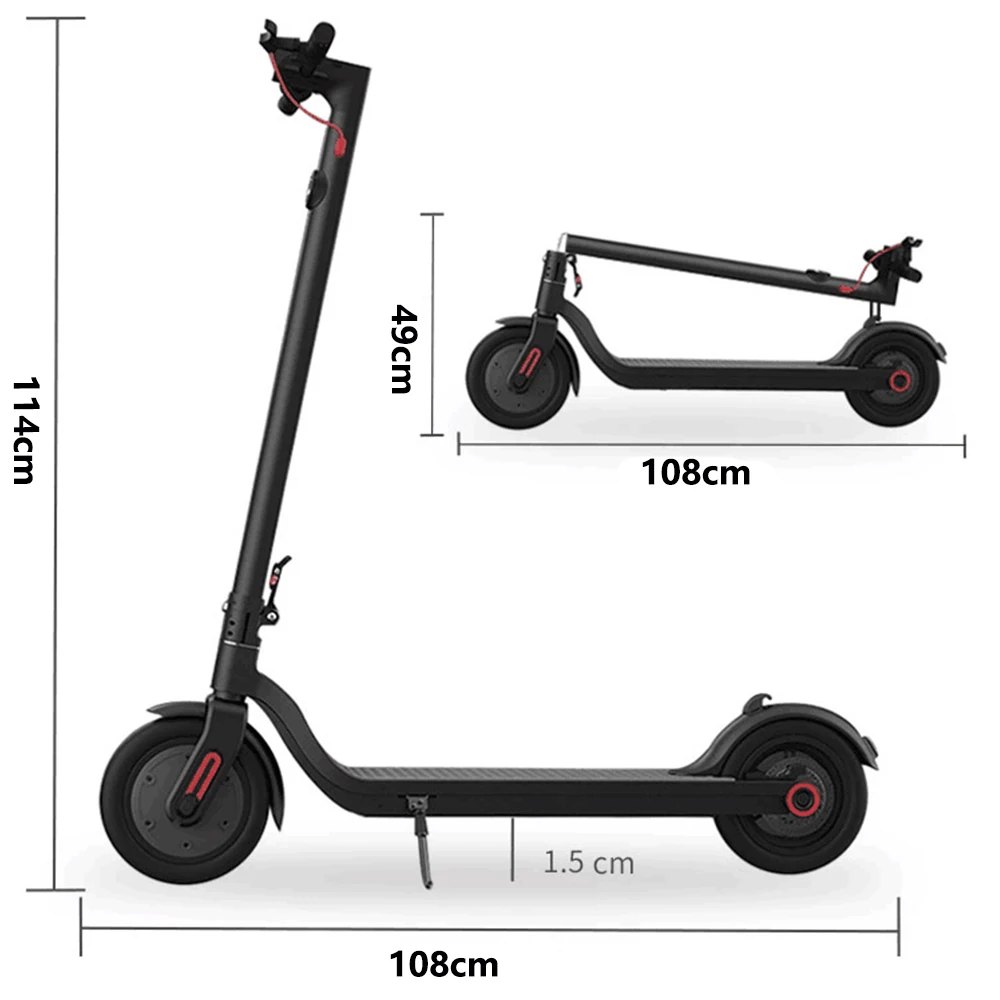 Factory Wholesale New Light Model Toy MI 2 Wheels Quick Charging Battery Foldable Adult Scooter Electric