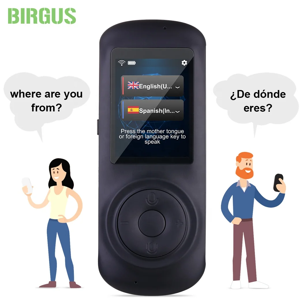 Поддержка 82 иностранного языка мгновенный переводчик голоса 0,3 s быстрая скорость точный язык переводное устройство Wifi/точка доступа переводчик