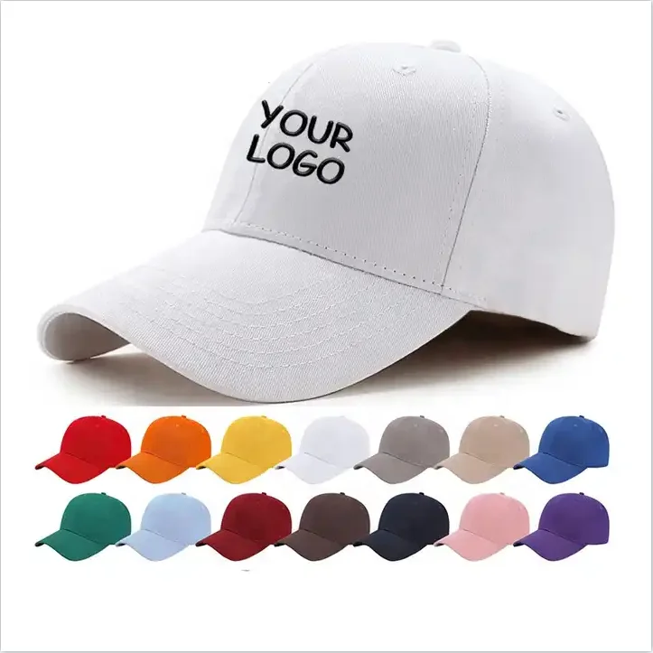Wholesale customized  6 pieces baseball cap men and women golf snapback embroidered logo sport hat
