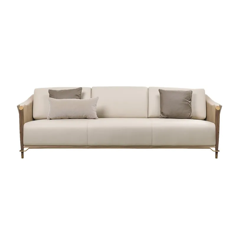 Wooden Sofa Set Sitting Room Furniture Set Living Room Furniture Modern Solid Wood Sofa Luxury Sofa Set Living Room New Design