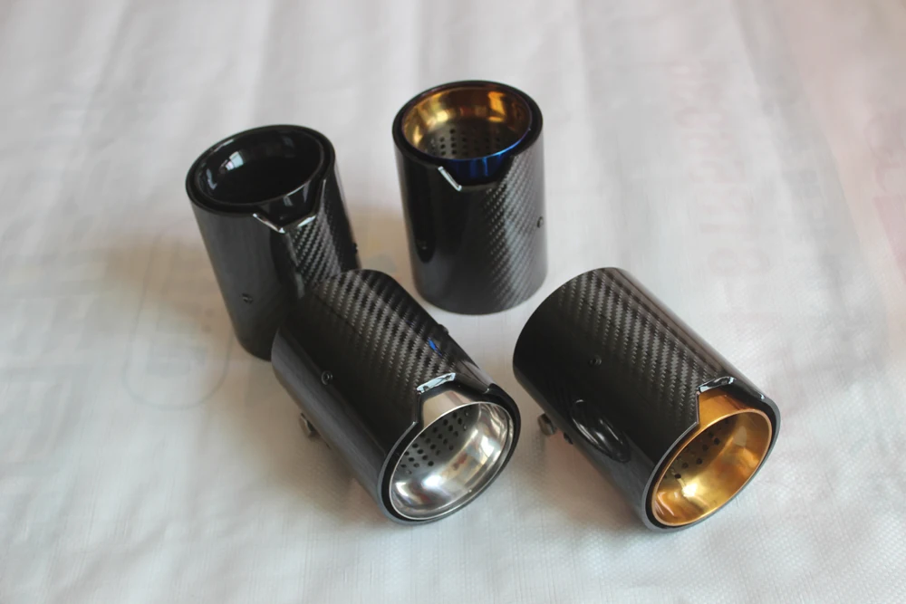 
Golden Blue Silver Black Hot Sale Exhaust Ak Muffler Tip For BMW m2 m3 m4 e36 e82 e30 