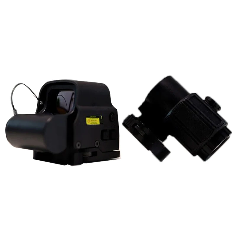 Tactical 558 Reflex Red Dot Sight and G43 4X Magnifier Optical Sight Holographic Sight for Hunting