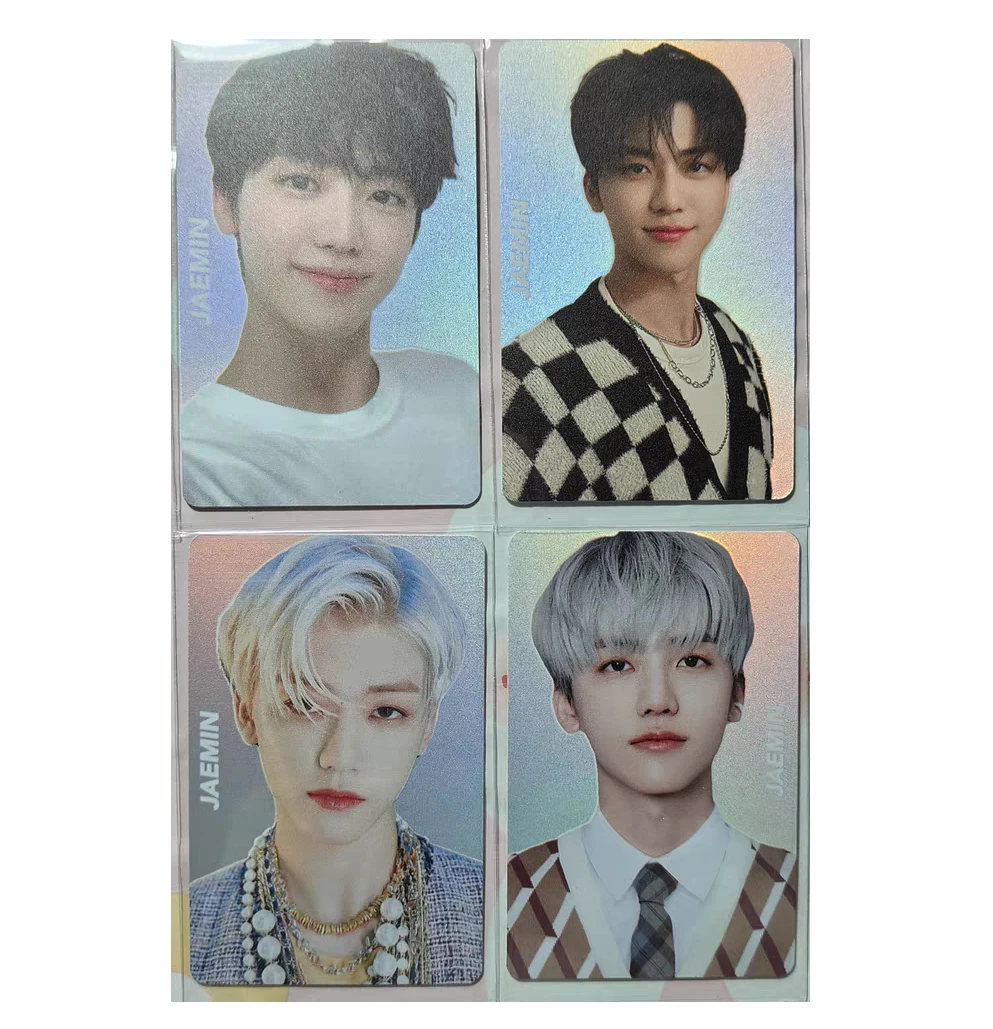 Custom Kpop Holographic Photocard Paper Photocard with Hologram Heart Photocard Double Side Printing