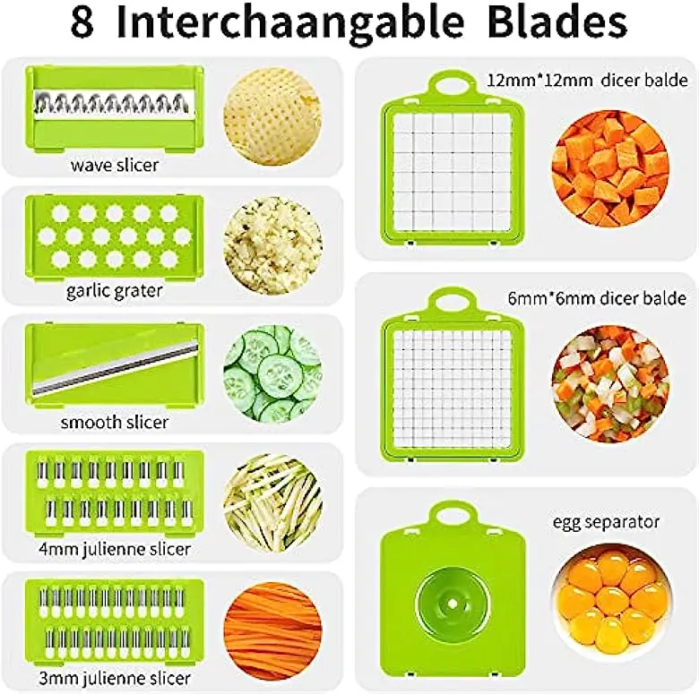 MU Multifunctional Stainless Steel Watermelon Cutter Slicer Handheld Round Divider