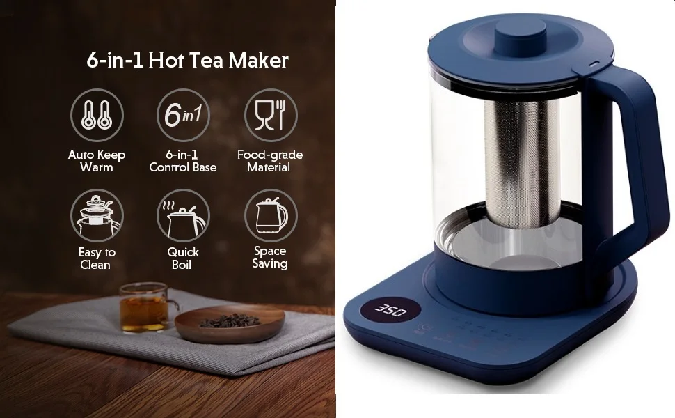 Home appliances multi-function water boiler maker tea Cordless Electric Kettle fast Boil Cordless Electric Kettle