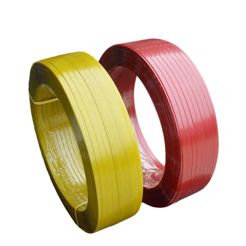 Polyester plastic strapping rolls pet strap with buckle big box PET packing straps