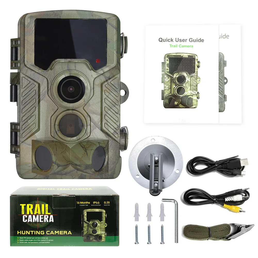 EcoTracker Solar-Ready 20MP Hunting Camera with Ultra-Fast 0.2s  Wide-Angle 108 Lens