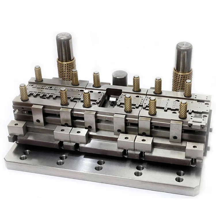 Custom single stage moulds progressive die press brake tooling producer Hinge bracket clip sheet metal Punching Mold