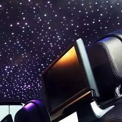  Светодиодный источник света RGB и волокно для украшения автомобиля porsche