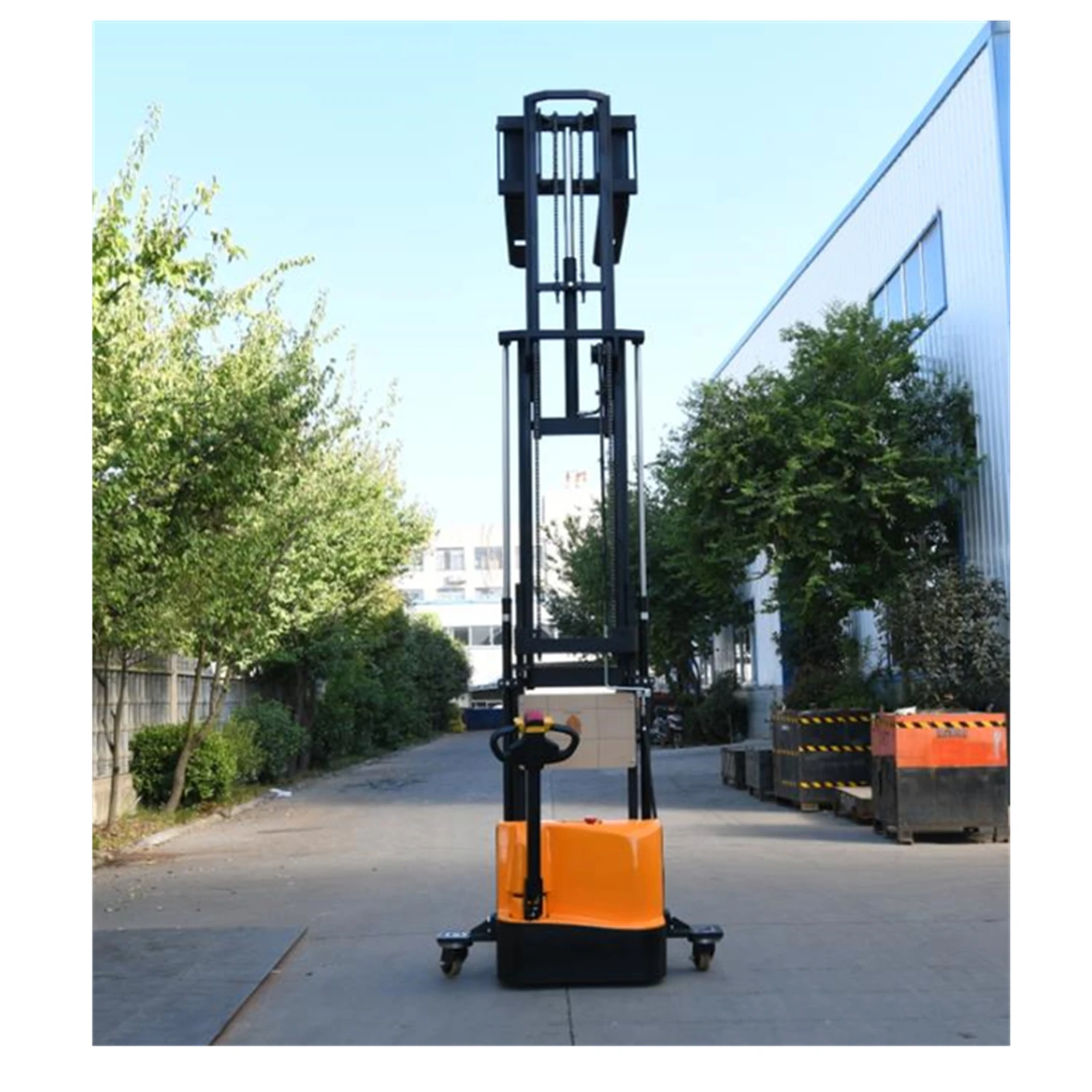 RXD высота подъема 4000 мм 4 метра 1.0ton 1.5ton полный экономического иди и болтай Walkie электрический штабелер Электрический водонагреватель с Бесплатная подъема