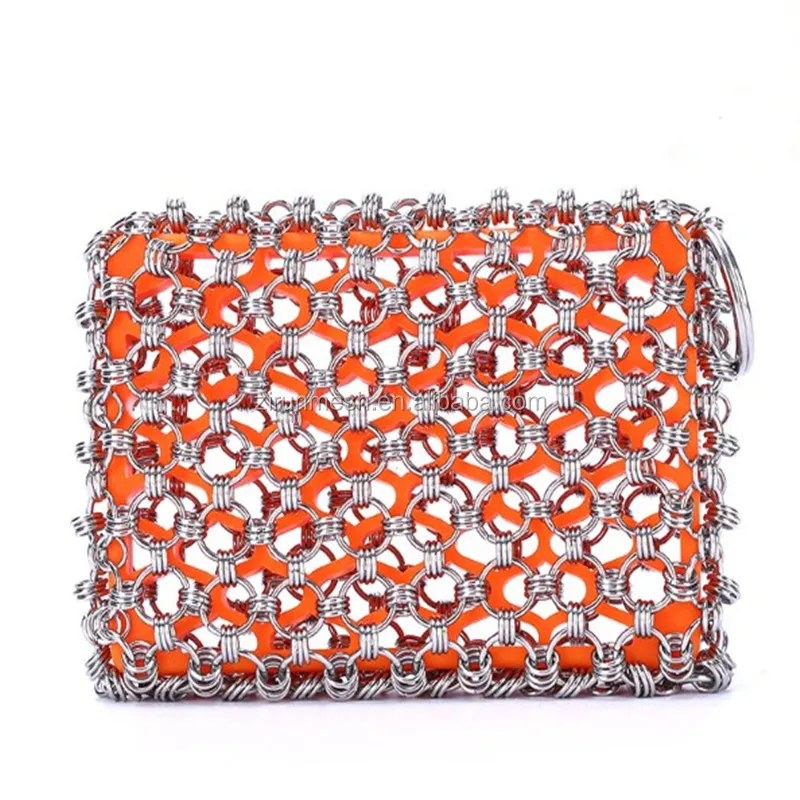 Cast Iron Skillet Cleaner Chainmail Scrubber