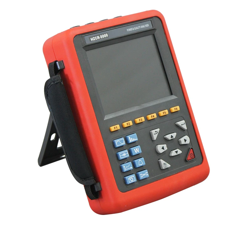 HuaZheng HZCR 5000 Small size handheld  power and harmonics analyzer peak power quality analyzer