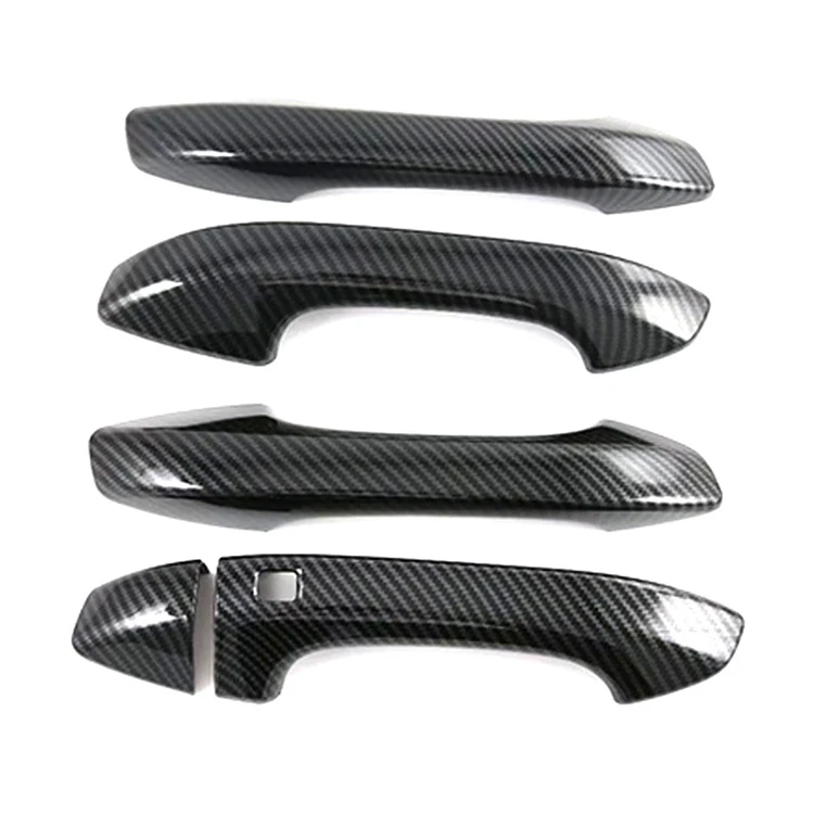 Car Door Handle Cover Bowl Scratch Protector Carbon Fiber Stickers Car Auto Accessories Protection Strip For Kia K3 2019+