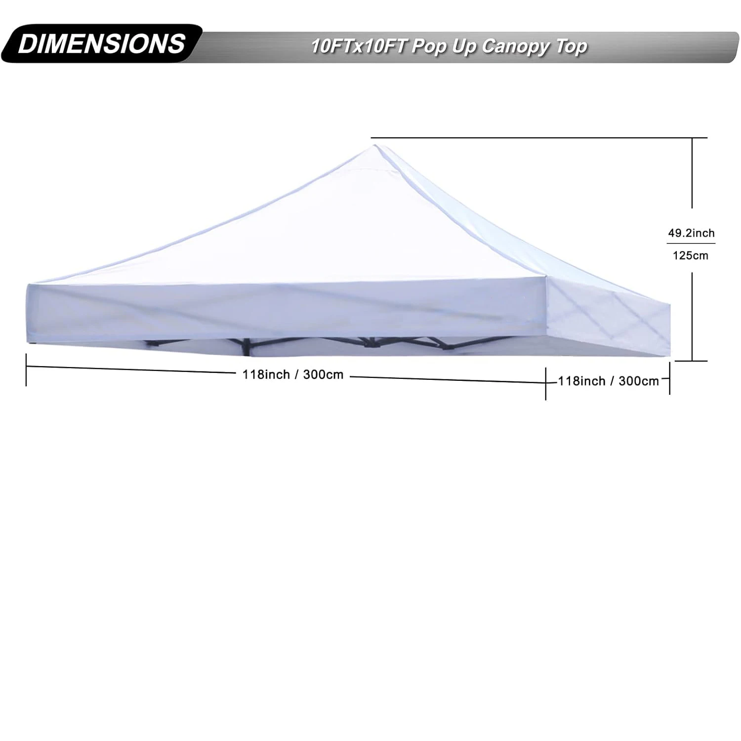 Roof Top Tent Square Tenda Outdoor Pop Up Canopy Purple 3x3m 3x4.5m 3x6m