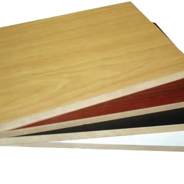 Luli 4x8 mdf sheet wholesale 3mm 6mm 9mm 12mm 18mm white melamine faced laminated mdf plate board for furniture