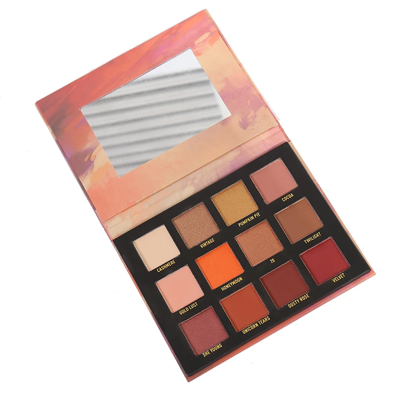 
Hot new 12-color marble eyeshadow palette pearly matte multicolor eyeshadow palette 