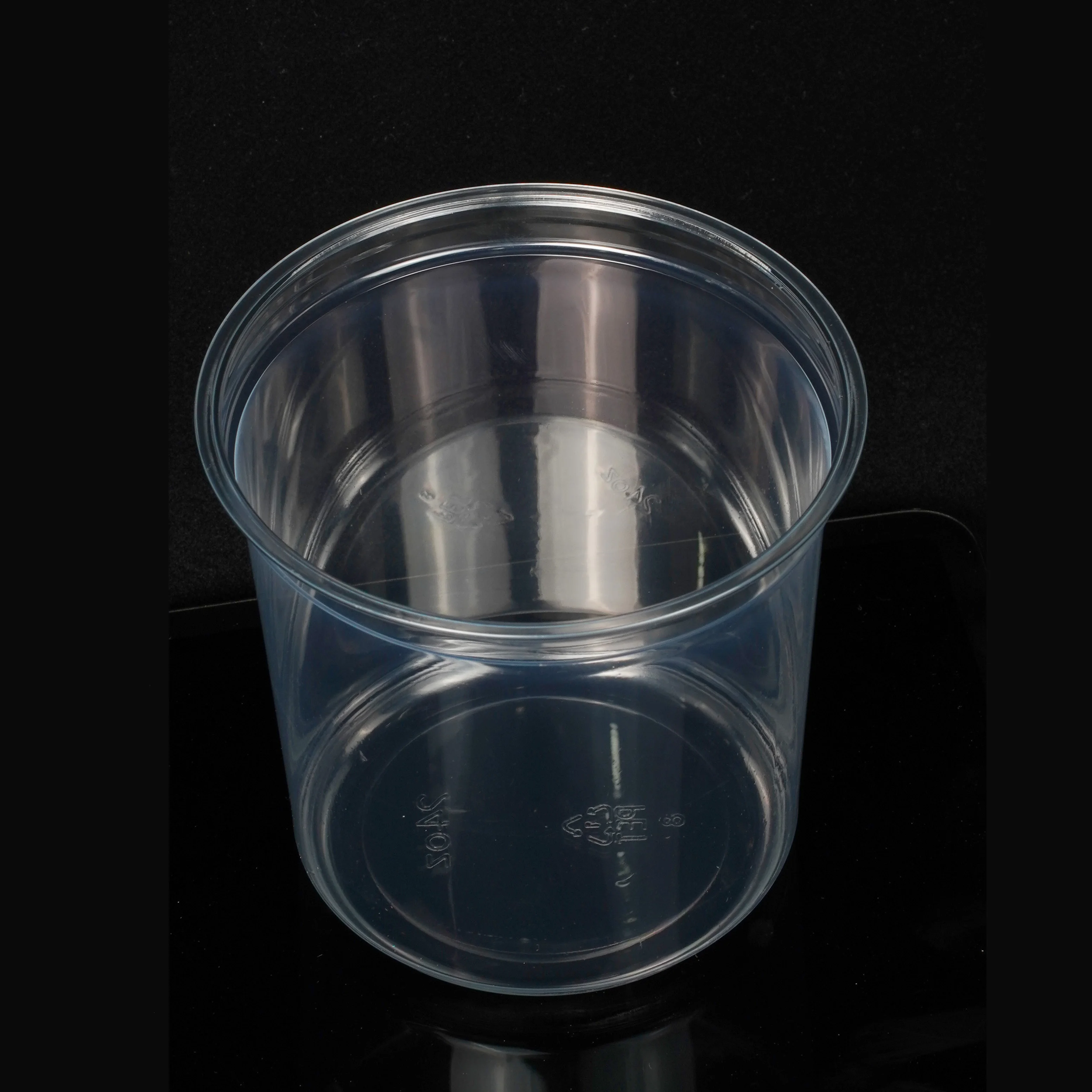 Disposable 8oz 12oz 16oz 24oz 32oz Plastic Container With Lid Plastic Acai Bowl PET Deli Bowl with Customized Printing