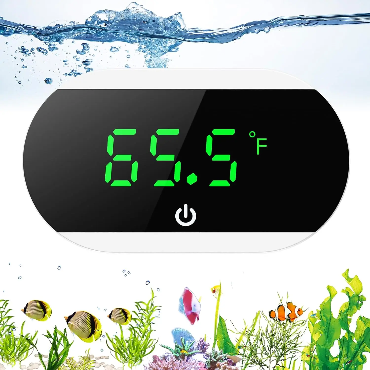 2024 новейший цифровой термометр для аквариума воды со светодиодным дисплеем
