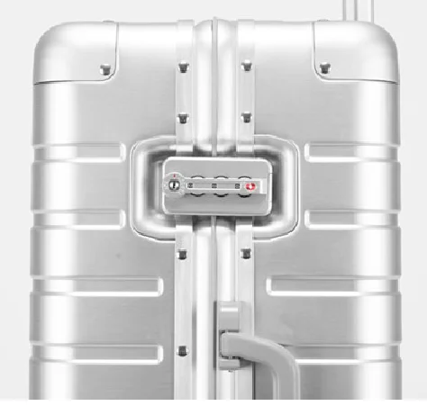 new design Full Aluminum Suitcase Luggage Carry on Trolley Bag