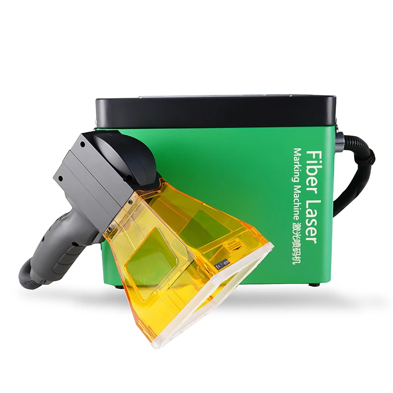 Handheld Laser Marking Machine 20W 30W Fiber GALVO Engraving Machine for Carbon Steel Stainless Portable Laser Printer