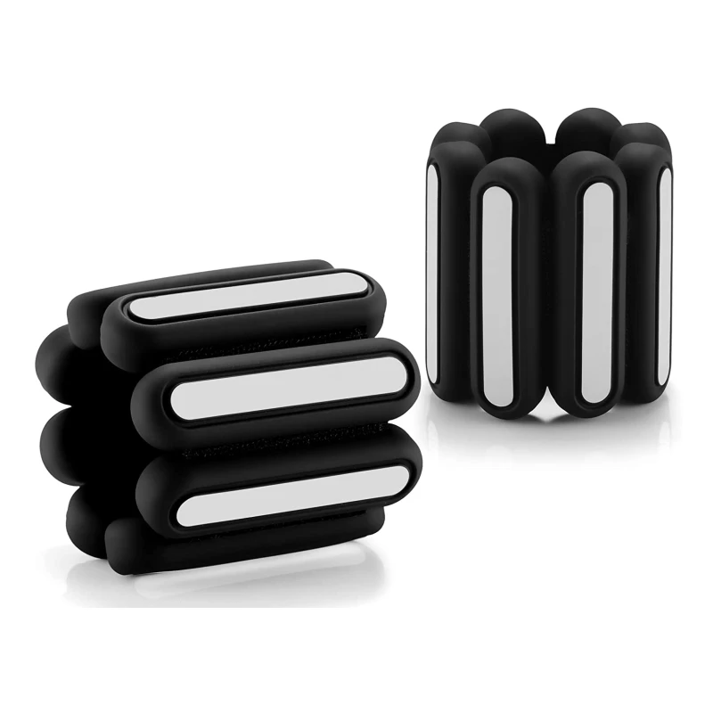 Wholesale Custom logo 2LB 4LB Workout Weights Ankle Bangles Fitness Exercise Silicone Adjustable Wearable Wrist Ankle Weights