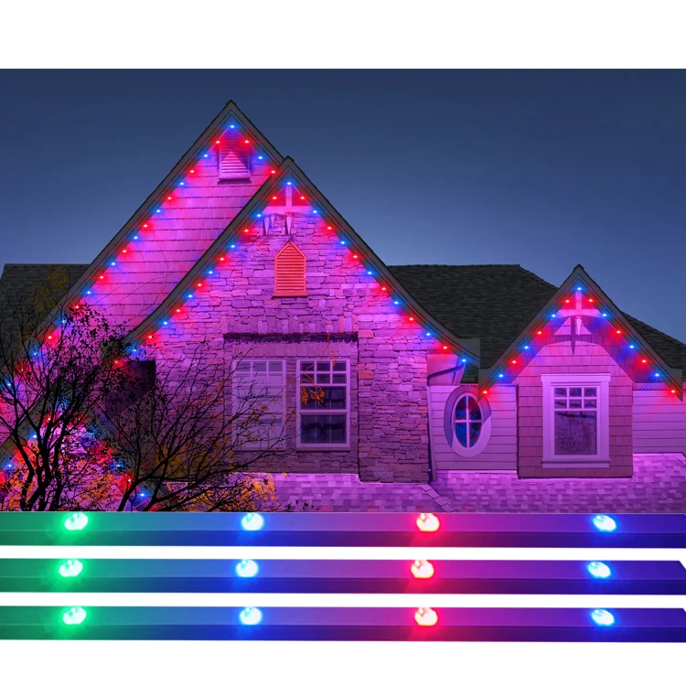 Waterproof 30mm DC48V led display module permanent holiday led point lights