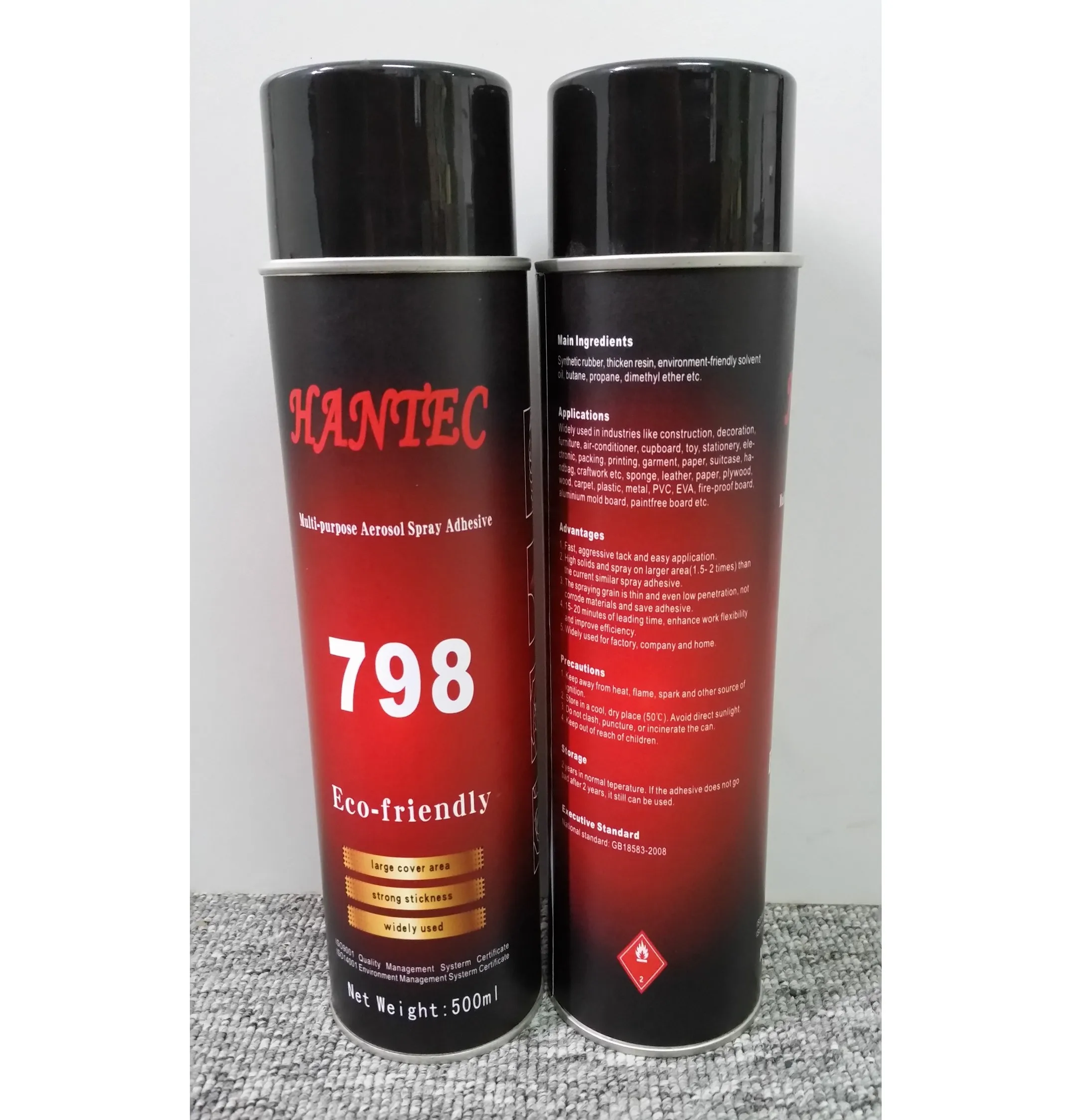SBS Aerosol Spray Adhesive/Widely Use In Industries/HTL-798