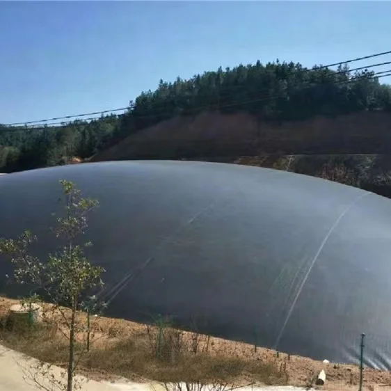 Good tensile strength 1.5mm 2mm HDPE geomembrane For Biogas Digester