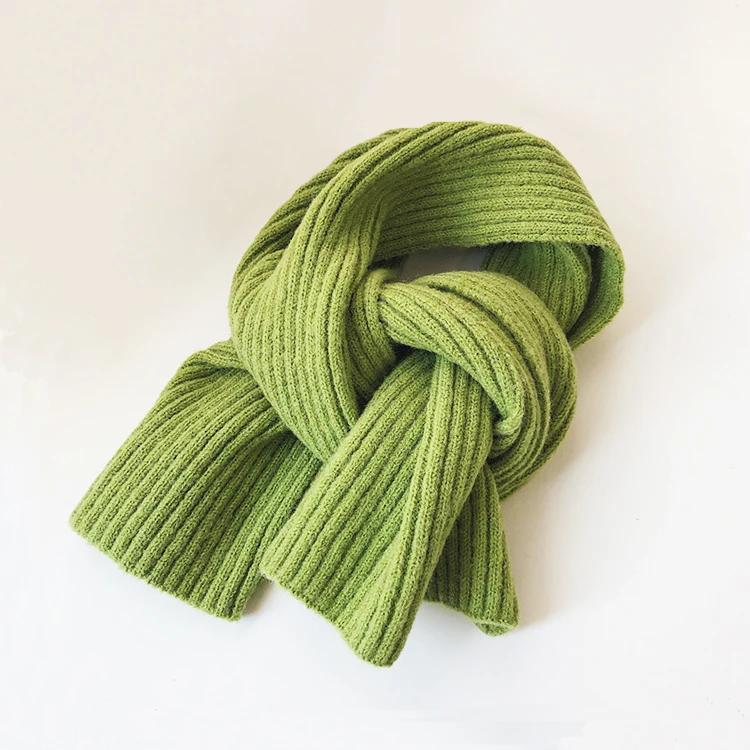 Оптовая продажа, индивидуальный шарф, простые модные дизайнерские женские зимние акриловые шарфы