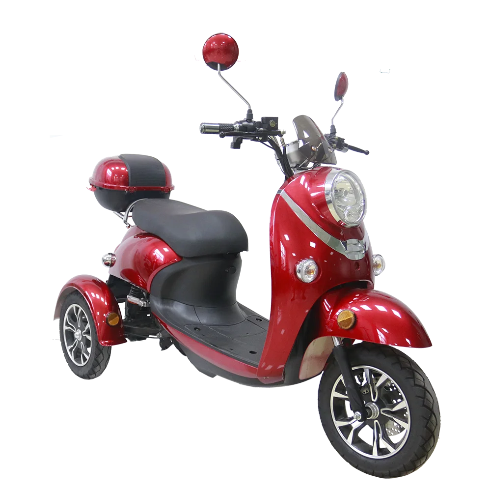 EEC certificate best sale 60V20Ah lead-acid battery 800w electric power tricycle with pedal 3 wheel electric bike