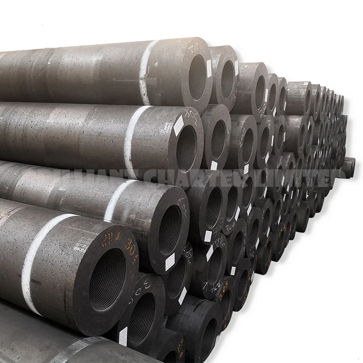 China Factory UHP 500 graphite electrode with nipple 4tpi 4tpil for arc furnace for electronics graphite scrap