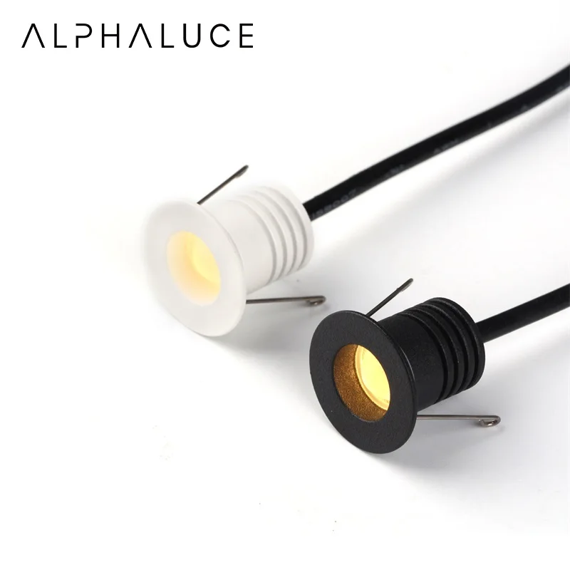 2W Under Cabinet Dimmable Down Lights Mini Slim Downlight Round Housing Spotlight Led Spot Light