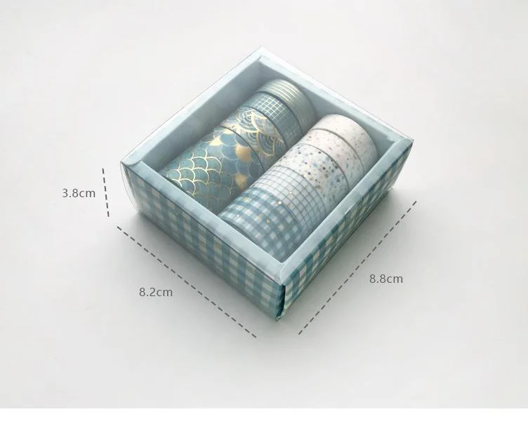 Hand account tape basic girl color and paper set whole roll of cheap diy decorative stickers film masking rollers tools