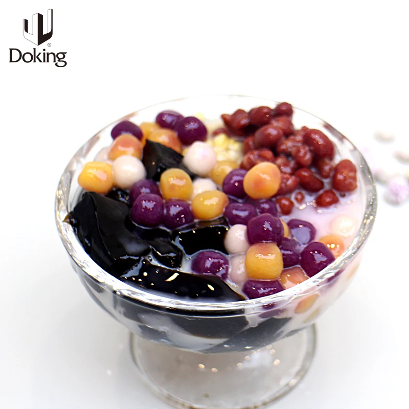 Doking 500g Milk Tea and Dessert Ingredients, Handmade Purple Sweet Potato Sweet Potato and Taro Mixed Tri-color Taro Balls
