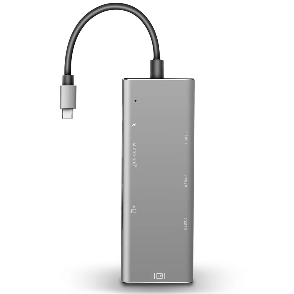 Docking Station USB C to Dual HDTV Adapter with 3 USB port  for Windows, Mac