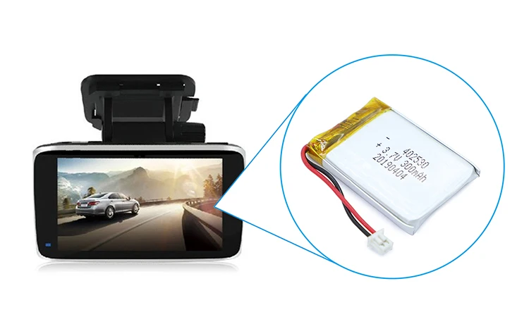 Wholesale lipo 300mAh 502535 801520 lithium battery 402530 3.7V 300mAh Lithium Polymer Battery with PCM connector