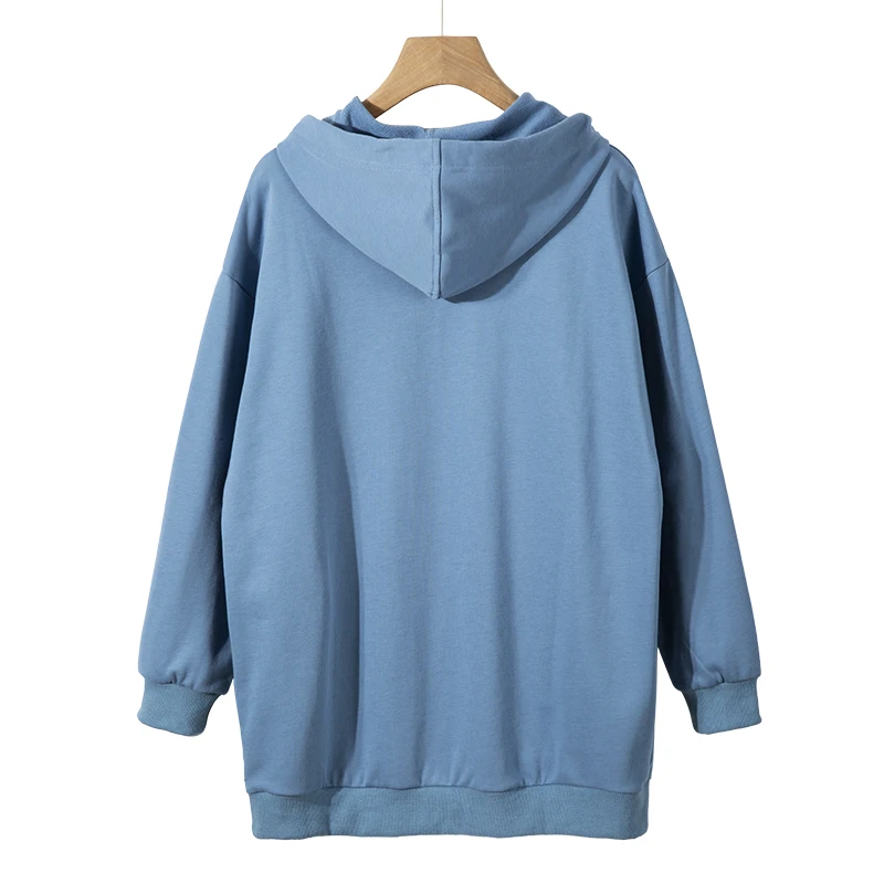 
Rummandy custom high quality pullover plain oversized 100% cotton printed women hoodies Wholesale women sweatshirt supplier 