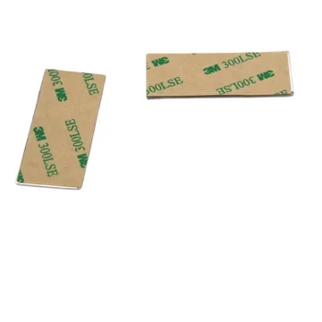 Customized RFID label tickers 125khz rfid rectangle tag etichetta dia30mm 25mm with 3M glue