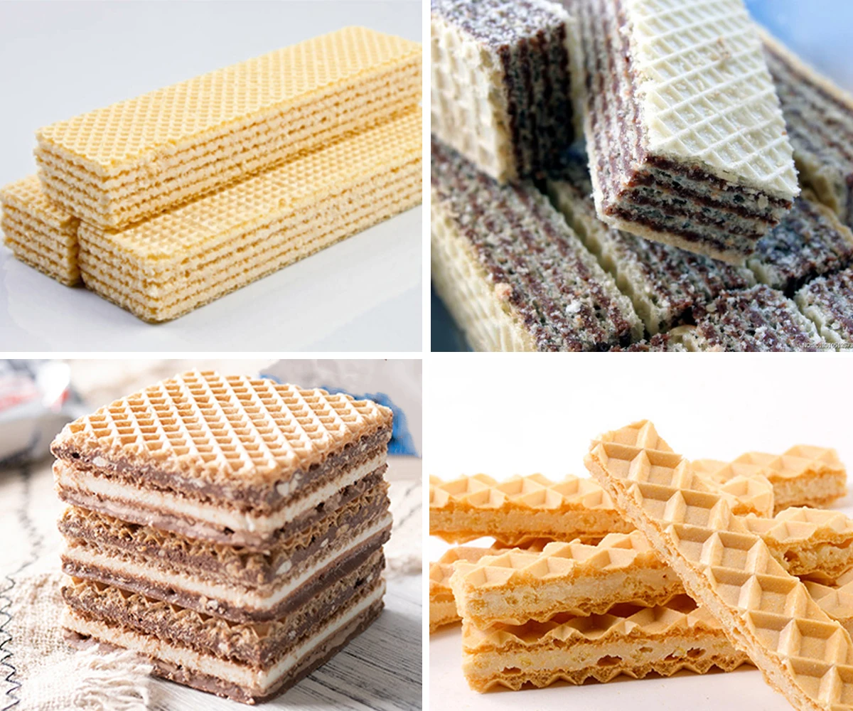 High efficiency wafer production line wafer snack machine wafer biscuit making line