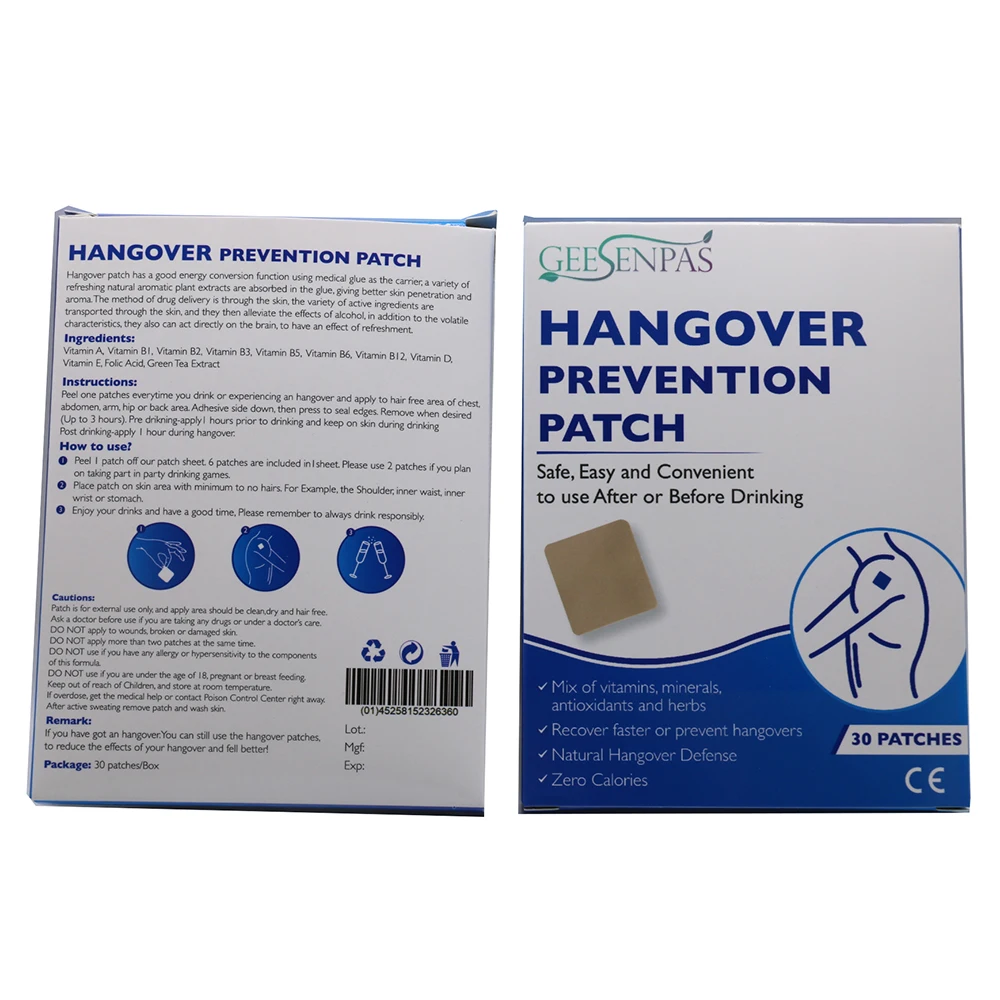 Wholesale Anti Hangover Patch For Going Out Drinking Ingesting Patch