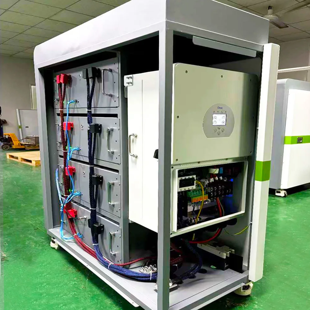 All in One Energy Storage System Deye 25KW Three Phase Hybrid Inverter High Voltage 50kwh Li-ion Battery 8000 Times Cycle Life