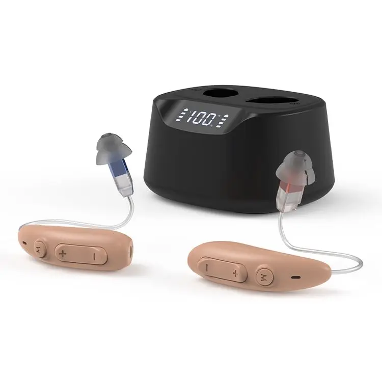 Good Price 16 channels Wireless Ear Canal Cochlear Implant Rechargeable hearing aid Mini Medical Hearing Aids For Deafness