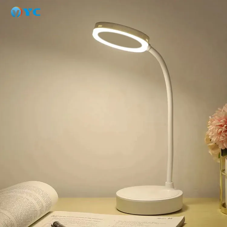Rechargeable USB 5V LED Desk Lamp Bedroom Sleeping Adjustable Writing